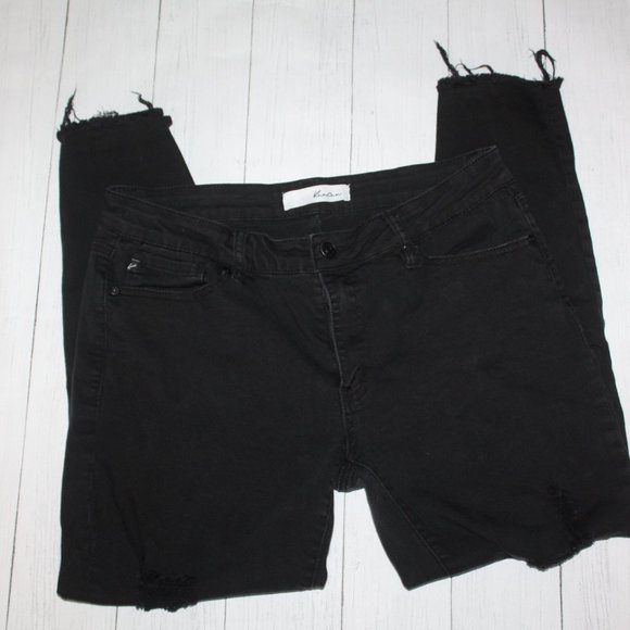 KanCan Jeans Size 13 or 30 Black - Picture 3 of 5